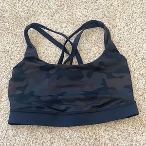 Lulu Lemon Camo Sports Bra